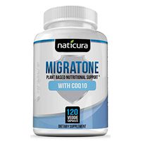Migraine Defense Headache Relief Supplement – Neurologist Recommended to Help Prevent Pain, Nausea, Sensitivity & Auras from Tension & Chronic Strain - Migratone 120 Vegan Caps with PA Free Butterbur