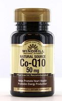 Co-Enzyme Q 10 50 mg Dietary Supplement Capsules by Windmill - 30 ea