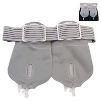 Belt Type Urinary Ostomy Pocket,Shower Type Drainable Pouch,No Need to Paste Waterproof TPU Material,Double Side Daily Use for Colostomy Care Bladder