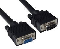 SVGA Computer Monitor & TV Video Cable, Male - Female, 6ft, 10ft, 15ft, 25ft, 50ft, 75ft & 100ft - 75 FT.