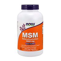 NOW Supplements, MSM (Methylsulfonylmethane) 1,000 mg, Joint Health*, 240 Veg Capsules