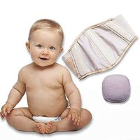 Ortho-Line Umbilical Baby Hernia Belt. Child and Infant Navel Hernia Truss Support. Medical. L (17.7" - 19.7" - 45-50 cm)