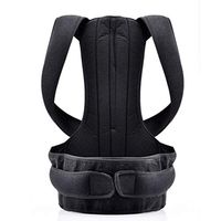 Steel Plate Orthopedic Posture Corrector Lumbar Back Brace Shoulder Back Support Belt Corsets for Men Women Plus Size