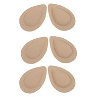 3 Pairs Forefoot Pad Soft Self-adhesive Metatarsal Pad Foot Cushion for Heel Nude