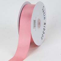 BBCrafts Dusty Rose Satin Ribbon Single Face 5/8 inch 100 Yards