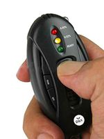 Best 2018 New Design Breathalyzer Alcohol Tester with Timer/Alcohol Breath Tester/Keychain Alcohol Tester Digital LCD Alcohol Tester Analyzer Breath Breathalyzer, LED Flashlight, Colored LED