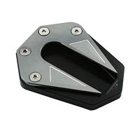 Frames & Fittings CNC Aluminum Side Stand Enlarger Base Plate Parking Kickstand Enlarge Extension Support for Benelli TRK502 BN600GS BN600 BJ600 - (Color: Titanium)