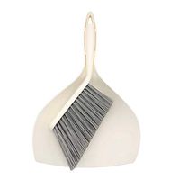 Mini Dustpan and Brush Set - Etable Stylish Sweeping Equipment with Ergonomic Handle for Easy Sofa, Desk, Car Trunk & Seats, Pet House Cleaning - Durable Non-Scratch Angled Bristles for Corner(White)