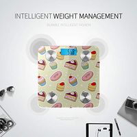 Bluetooth Weighting Scales Cartoon Birthday Party Cake Dessert Scale for Body Weight Body Fat Composition Monitor Analyzer with Smartphone App for Body Management-396 Lbs