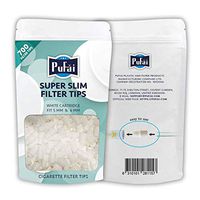 Pufai Filter Tips White Cartridge Adapter to Convert 6 mm Slim to 5 mm Super Slim 700 Pieces