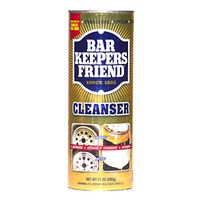 Bar Keepers Friend Powder Cleanser 21 oz - Multipurpose Cleaner & Stain Remover - Bathroom, Kitchen & Outdoor Use - For Stainless Steel, Aluminum, Brass, Ceramic, Porcelain, Bronze and More (1)