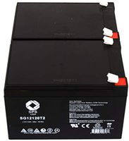 SPS Brand 12V 12Ah Replacement Battery for Pride Mobility SC44X Go-Go Ultra X 4 Wheel Wheelchair (2 Pack)