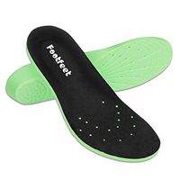 Shoe Insoles for Men or Women - Footfeet Comfortable Memory Foam Insoles, Plantar Fasciitis Feet Insoles Arch Supports Orthotics Inserts Relieve Flat Feet, High Arch, Foot Pain(M)