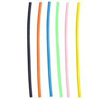 Simple Modern Reusable Plastic Straws - Fits Classic, Voyager, Scout and Cruiser Lids - 6 Pack - Assortment 1