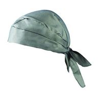 Occunomix TN5-INFR-FR11 Flame Resistant Tie Hat Doo Rag, Cotton, Gray