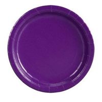 Party Color Paper Plates Purple 9" 40 Count