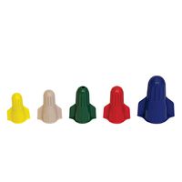 3M Secure Grip Wire Connector, Steel Spring Connectors, Yellow (SG-Y), Tan (SG-T), Red (SG-R), Green (SG-G), Blue (SG-B), Variety Pack of 20