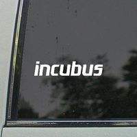 Incubus Rock Band Logo - Vinyl 6" wide (color: WHITE) decal laptop tablet skateboard car windows stickers