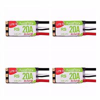4pcs RacerStar 20A Brushless ESC Lite 2-4S MultiShot BLHeli BB2 DSHOT600