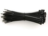 HARDEN Multi-Purpose Cable Ties - 100 Piece, Black (4")