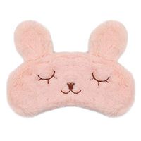 HXINFU Lovely Rabbit Eye Mask For Sleeping Women Travel Eye Mask For Airplane