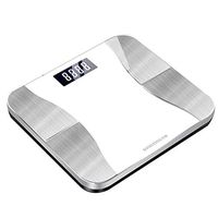 Daily necessities LTD Digital Weight Bathroom Scales, LCD Display Tempered Glass Anti-Rollover Precision Electronic Scale, USB Charging Bluetooth Data Display Human Body Electronic Scale