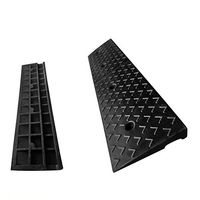 ZnMig Solid Rubber Threshold Ramp Durable 10cm Rubber Road Road Along The Slope Car Ramp Triangle Pad Traffic Facility Speed Belt (Color : Black, Size : 100x25x10cm)