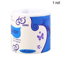 Liveday 3-Ply Toilet Paper Roll White Soft Skin-Friendly Bathroom Household Tissue for Home