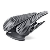 Adjustable Lumbar Back Support, Spine Alignment, Back Pain Reliever, Posture Corrector, Height-Adjustable, Elastic System with Steel Reinforcement for Car, Home and Office Use (1Black)