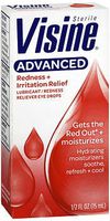 Visine Advanced Relief Squeeze Bottle Drops - 0.5 oz, Pack of 6