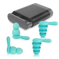 Zamboll Ear Plugs for Sleeping, 2 Pairs Silicone Ear Plugs Noise Cancelling Comfortable Reusable Snoring Swimming and Working Travel Blue
