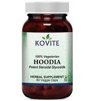 Kovite Kosher HOODIA GORDONII Extract - 60 Vegetable Capsules - All Natural Weight Loss Supplement 100% Vegetarian