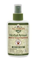 All Terrain Pet Herbal Armor DEET-Free Insect Repellent, 4oz, Natural Essential Oils Based Formula, Great for Camping & Outdoor Activities