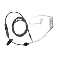 Semoic FBI Style Cool in-Ear Headset Radiation Protection Earphone Monitor Earpiece Talkabout Mini Walkie Air Duct Earbuds