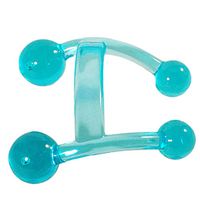 SUPVOX Body Massager Plastic Care Neck Back Shoulder Massage Tools Women Men H Shape