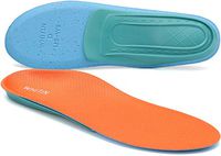WHITIN Arch Support Shoes Insoles for Plantar Fasciitis Orthotics Inserts Foot Heel Pain Relieve for Flat Feet Boots Dress Casual Shoes Orange Mens Size 11 / Womens Size 12