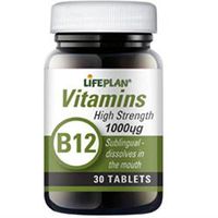 Lifeplan Vitamin B12 Sublingual 30 Tablets
