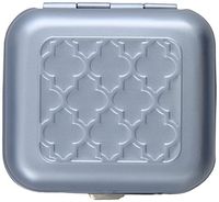 Light Weight Metal Divided Pill Box Pillbox Case New Hinged - Terrace Fairview