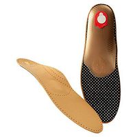 Bergal Men’s Exclusive Insole w/Activated Carbon, Tan Leather, USM10 / EU43