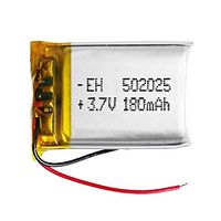 3.7V 200mAh 502025 Lithium Polymer Ion Rechargeable Battery Lithium Polymer Li-Po Battery for MP4 GPS MP3 Bluetooth Stereo DIY Gift
