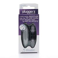 PLUGGERZ MUSIC EARPLUGS – Protects Your Ears From Excessively Loud Music - Hypoallergenic Silicone - Comfortable for Festivals - Over 100 Uses - Storage Box Included
