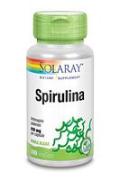 Solaray Spirulina, 410 mg, 100 Count