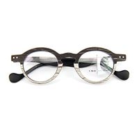 Inlefen Unisex Reading Glasses Vintage Reading Small Round Frame Reading Glasses