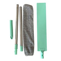 Hapshop Bedside Dust Brush Long Handle Mop Reusable Microfibre Duster Sweeping Brush