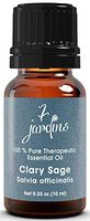 7 Jardins Essential Oil 100% Pure Therapeutic, Clary Sage, Salvia Sclarea, 0.33 Ounce