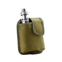 Vape Carrying Bag - Secure, Organized, Portable, Premium Vapor Pouch - Fits Medium Mechanical Box Mods & Tank Holder - Wick and Wire (Medio Green)