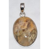 Sterling Silver Quartz with Inclusions Pendant Jewellery No.3139