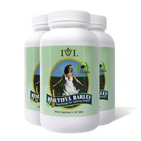IVL Organic Beautiful Barley Superfoods Supplement, 120 Tablets per Bottle (Pack of 3)