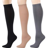 Compression Socks for Women & Men - Ovruns Best 15-20 mmHg Pregnancy Nurse Flight Travel Recovery Medical Support