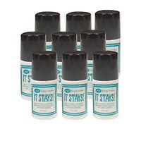 Ames Walker AW It Stays! Body Adhesive (9 Pack) 2 oz Roll on Body Glue Wig Bra Hosiery (Clothing) Glue